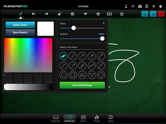 Digital Playbook Whiteboard Drawing App